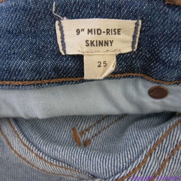 Madewell 9" Mid-Rise Skinny Jeans in Heathfield Wash, 25 - Picture 12 of 16